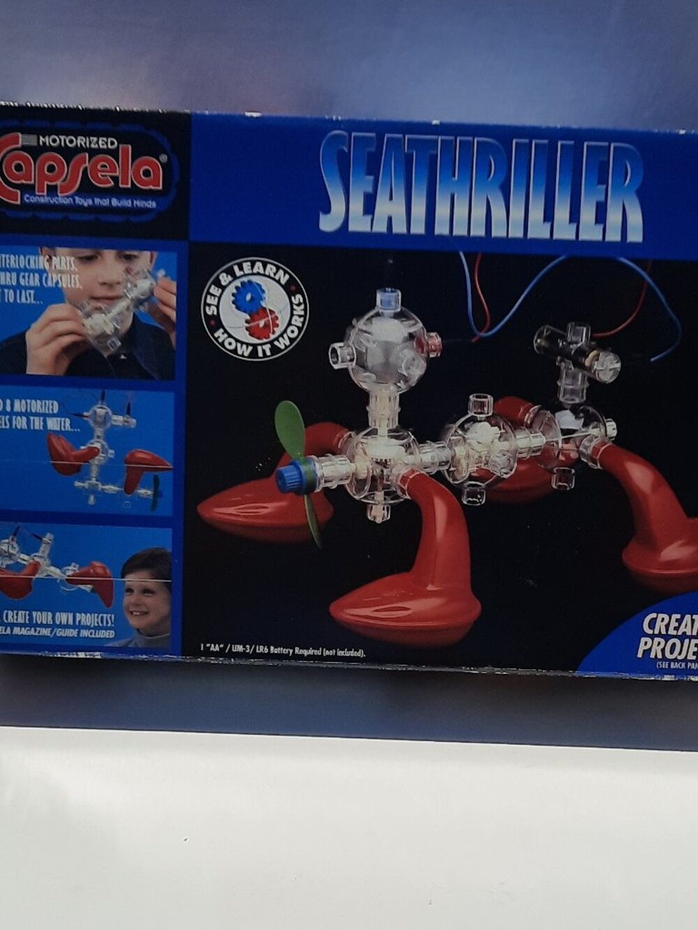 Capsela Seathriller 80-9326 Complete Set Open Box Sealed Contents